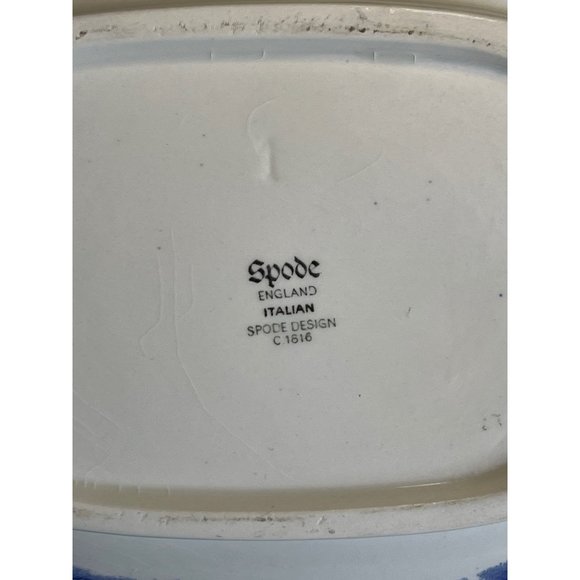 Vintage Spode Italian Blue Teapot 1980's England Estate - Picture 6 of 8